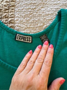 Express Green Tank Top- Large